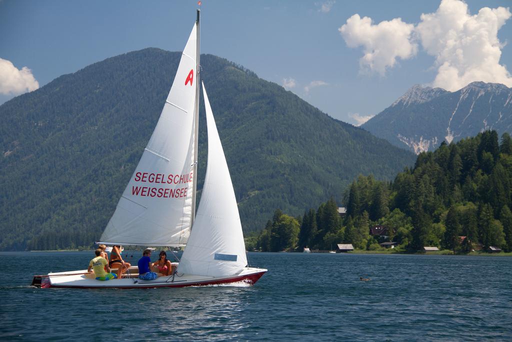 Ferienhof Obergasser Und Bergblick Weissensee Zewnętrze zdjęcie